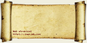 Nadja Egerić vizit kartica